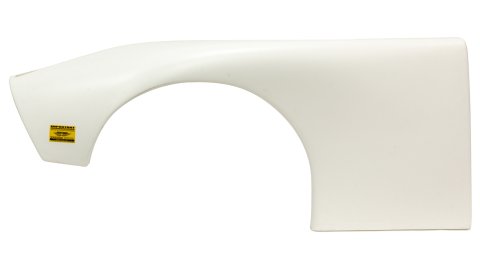 Fender - Driver Side - ABC - 8 in Wide Tires - Plastic - White - Each