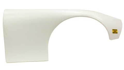 Fender - Passenger Side - ABC - 8 in Wide Tires - Plastic - White - Each