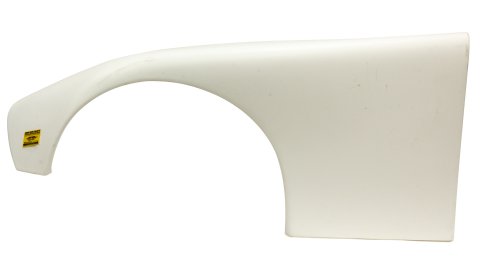 Fender - Driver Side - ABC - 10 in Wide Tires - Plastic - White - Each