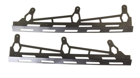 Spoiler Bracket - ABC - 70 Degrees - Aluminum - Black Powder Coat - Kit