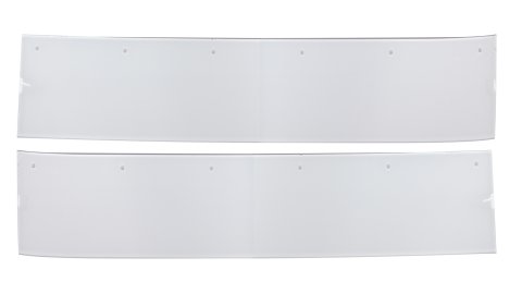 Spoiler - ABC - 60 x 6.5 in - 70 Degrees - 2-Piece - Spoiler Only - Polycarbonate - Pair
