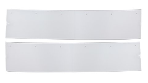 Spoiler - ABC - 60 x 6.5 in - 90 Degrees - 2-Piece - Spoiler Only - Polycarbonate - Pair