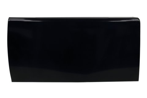 Door - Driver Side - Extra Long - Aluminum - Black Paint - Each