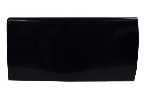 Door - Passenger Side - Extra Long - Aluminum - Black Paint - Each