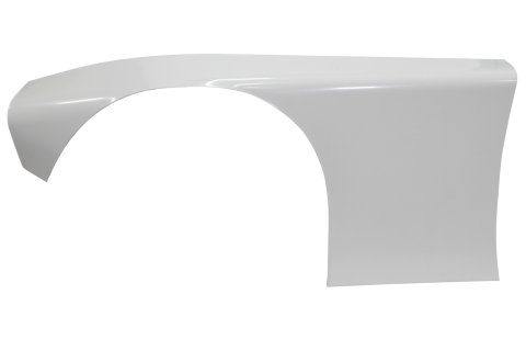 Fender - Driver Side - Dirt Grand National - Aluminum - White Paint - Each
