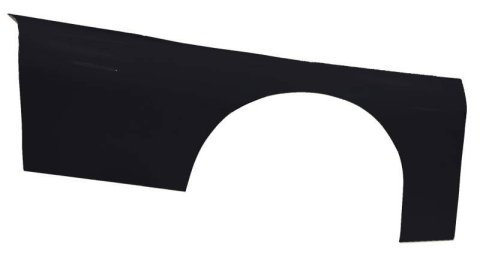 Quarter Panel - Passenger Side - Dirt Grand National - Straight Up - Aluminum - Black Paint - Each
