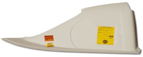 Quarter Window Panel - S2 Sportsman / Straight-Up - Passenger Side - Composite - White - Chevy - Each