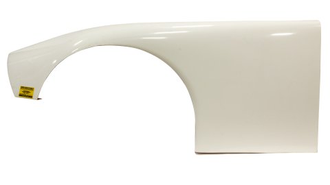 Fender - Driver Side - ABC - 8 in Wide Tires - Composite - White - Each