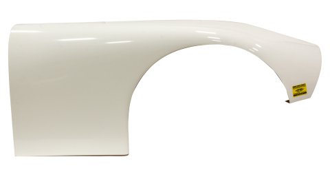 Fender - Passenger Side - ABC - 8 in Wide Tires - Composite - White - Each