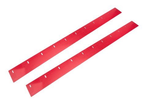 Wear Strip - S2 Sportsman - 100.75 x 4 in - Plastic - Red - Toyota Series - Pair