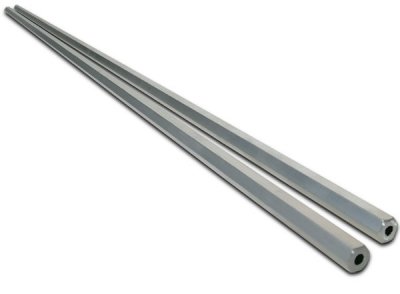 Installation Tubing Kit - 7/16 in Hex - Tappable - 36 in Long - Aluminum - Natural - Five Star Body Mounting / Bracing - Pair