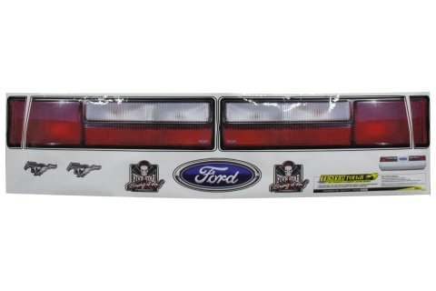Graphics - Tail - Mini Stock - Laminated Protective Coating - Ford Mustang 1993 - Kit