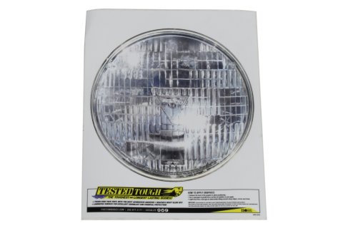 Graphics - Headlight - 7.25 in OD - Round - Protective Laminated Coating - Universal - Each
