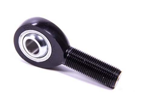 Rod End - ALRSML Series - Spherical - 1/2 in Bore - 5/8-18 in Left Hand Male Thread - Aluminum - Black Anodized - Each