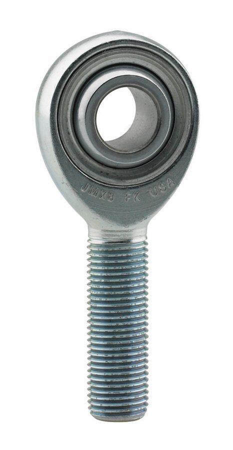 Rod End - JMXL-T Series - Spherical - 1/2 in Bore - 1/2-20 in Left Hand Male Thread - PTFE Lined - Steel - Chromate / Zinc Plated - Each