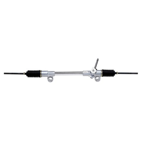 Rack and Pinion - Quick Ratio - Manual - 5.25 in Travel - 47.5 in Long - Aluminum - Chrome - Ford Mustang 1994-2004 - Each