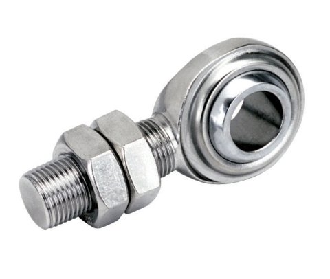 Steering Shaft Support - Spherical Rod End - 3/4-16 in Right Hand Male Thread - Jam Nuts - Steel - Zinc Oxide - 3/4 in Steering Shaft Support - Kit