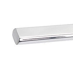 Steering Shaft - 18 in Long - 3/4 in Double D - Stainless - Polished - Universal - Each