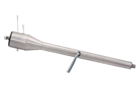 Steering Column - Tilt - 2 in Tube - 33 in Length - Hazard / Turn Signal - Stainless - Natural - Universal - Each