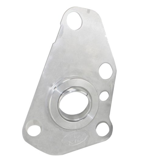 Steering Column Bracket - 2 in Diameter Tube - Swivel - Mounting Plate - Aluminum - Polished / Satin - GM F-Body 1967-69 - Each