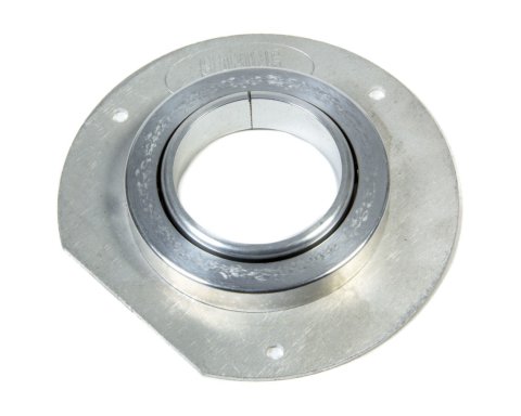 Steering Column Bracket - 2 in Diameter Tube - Swivel - Mounting Plate - Aluminum - Polished / Satin - Ford Mustang 1965-66 - Each