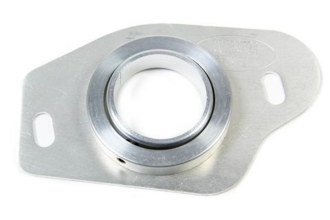Steering Column Bracket - 2 in Diameter Tube - Swivel - Mounting Plate - Aluminum - Polished / Satin - Chevy Corvette 1969-82 - Each