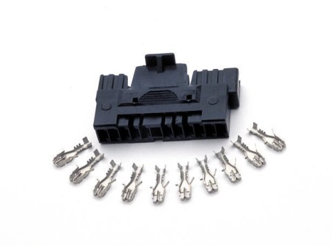 Wiring Harness Adapter - Existing Harness to Flaming River 4-1/2 in Female Connector - Requires Assembly - Plastic - Black - Universal - Each