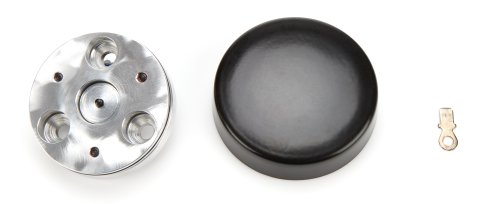 Horn Button - Aluminum - Black Powder Coat - Great Lakes Steering Wheels - Each