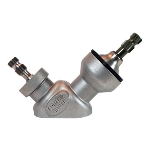 Steering Box - Manual - Variable Angle - 1 to 1 Ratio - Aluminum - Natural - Universal - Each