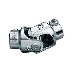 Steering Universal Joint - Single Joint - 3/4 in Double D to 3/4 in Double D - Stainless - Natural - Universal - Each