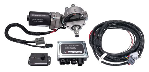 Power Steering Pump - Microsteer - Electric - Control Box / ECU / Speed Sensor / Wiring Harness - Universal - Kit