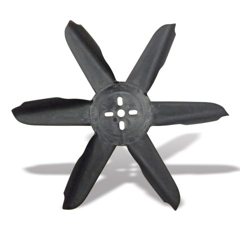 Mechanical Cooling Fan - Nylon Fan - 15 in Fan - 6 Blade - 5/8 in Pilot - Universal Bolt Pattern - Plastic - Black - Each