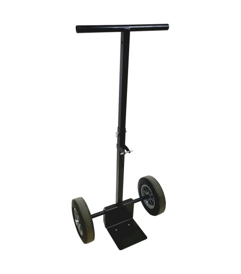 Utility Jug Cart - Telescoping Handle - Folding - Steel - Black Powder Coat - Each