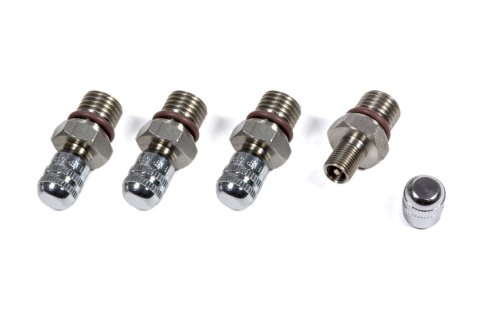 Fox Replacement 7/16-20 ORB x Schrader Air Valve Assembly w/ Cap