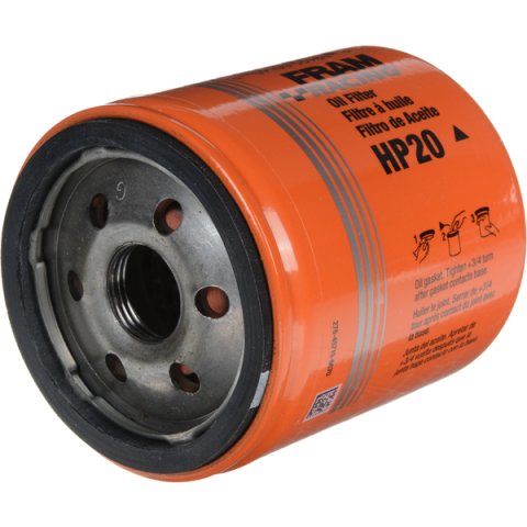 Oil Filter - HP - 3.41 in Tall - 13/16-16 in Thread - Steel - Orange Paint - Various Applications - Each