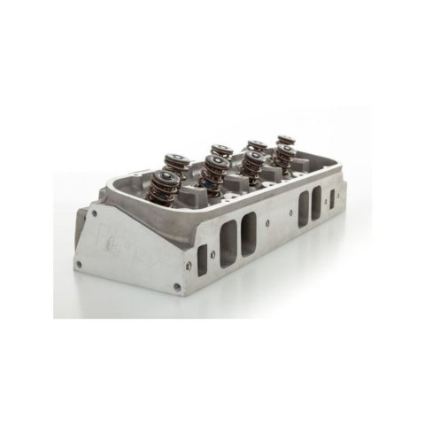 Cylinder Head - Assembled - 2.300 in / 1.880 in Valves - 315 cc Intake - 121 cc Chamber - 1.530 in Springs - Angle Plug - Aluminum - Big Block Chevy -