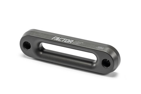 Winch Fairlead - Hawse - 1-1/2 in Thick - Aluminum - Gray Anodized - Each