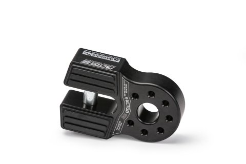 Shackle Mount - FlatLink - 16000 lb Capacity - 1-3/4 in Thick - Aluminum - Black Anodized - Each