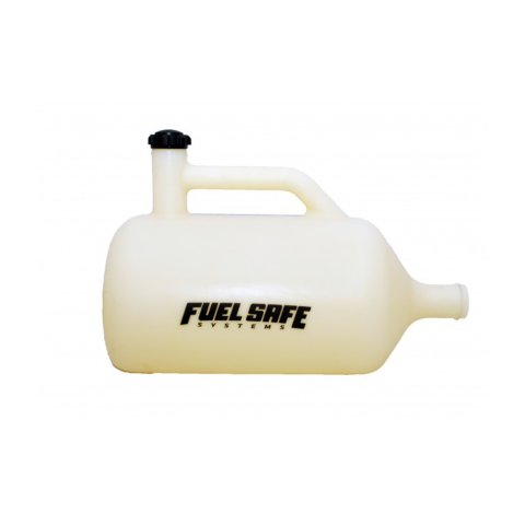 Quick Fill Can - 6 gal - 16 x 10 x 24-1/2 in Tall - Straight Neck - Round - Plastic - White - Each