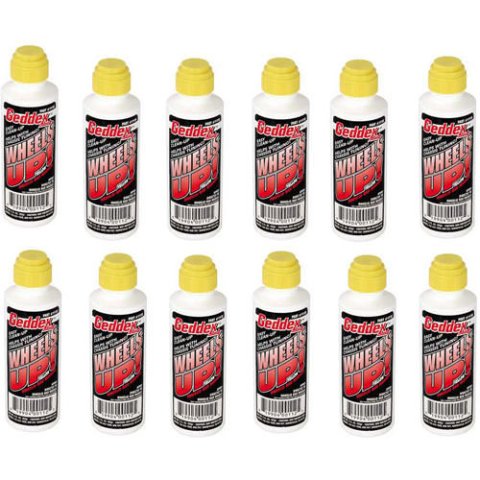 Wheelie Bar Marker - Wheels Up - Chalk - Yellow - 3 oz Bottle / Applicator - Set of 12