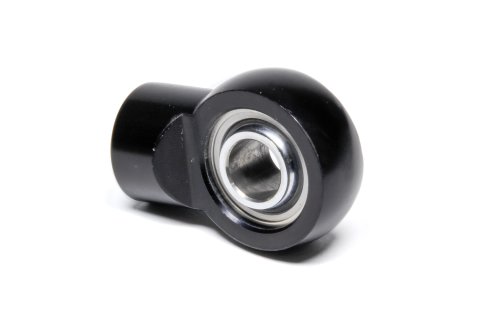 Shock End - Spherical - 1/2 in Bore - 14 mm Right Hand Thread - Aluminum - Black Anodized - Each