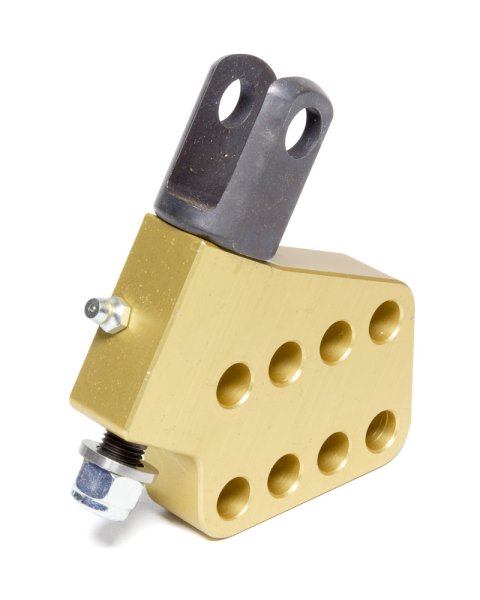 Shock Clevis - 0.5 in Hole Diameter - 0.625 in ID - 0.063 in Width - 3.5 in Length - 0.188 in Thick - Mount Included - Steel - Black Oxide - Universal - Each