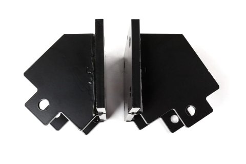 Motor Mount - Bolt-On - Steel - Black Paint - Dodge Cummins - GM Fullsize Truck 1973-87 - Pair