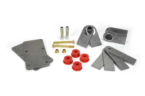 Motor Mount - Weld-On - Bushings / Hardware / Mounting Tabs Included - Steel - Natural - Mopar Gen III Hemi - Kit