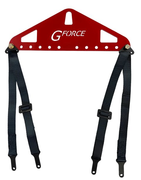 Engine Sling - 24 in Long Straps - Black Nylon - Steel - Red Powder Coat - Each
