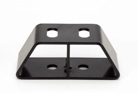 Transmission Mount - Solid - Spacer - Steel - Black Powder Coat - GM 1963-2001 - Each