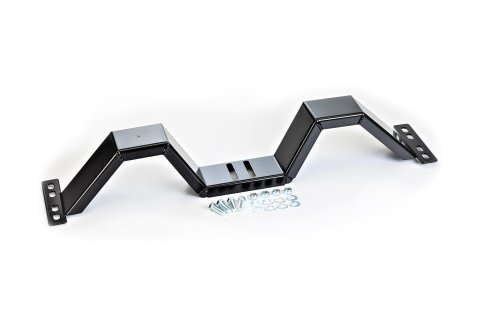 Transmission Crossmember - Double Hump - Bolt-On - Black Powder Coat - 2WD - GM Fullsize Truck 1967-75 - Each