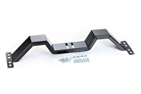 Transmission Crossmember - Double Hump - Bolt-On - Black Powder Coat - 2WD - GM Fullsize Truck 1973-87 - Each