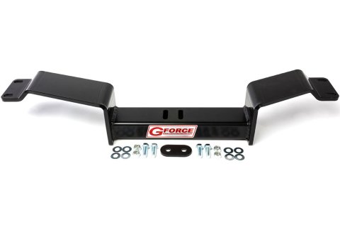 Transmission Crossmember - Bolt-On - Steel - Black Powder Coat - 2004R / TH400 - GM F-Body 1975-81 - Each