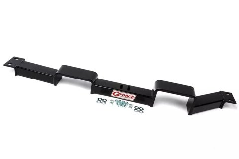 Transmission Crossmember - Bolt-On - Steel - Black Powder Coat - 4L80 Transmissions - GM G-Body 1984-88 - Each
